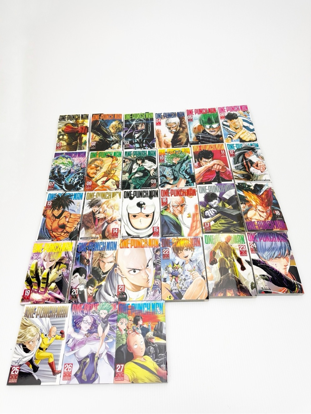 One Punch Man Anime Manga Books Volumes 1-27 English Softcover Set